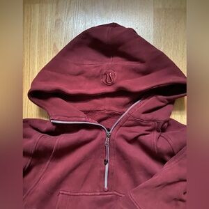 Lululemon Scuba Oversized Half Zip - Cropped L/XL